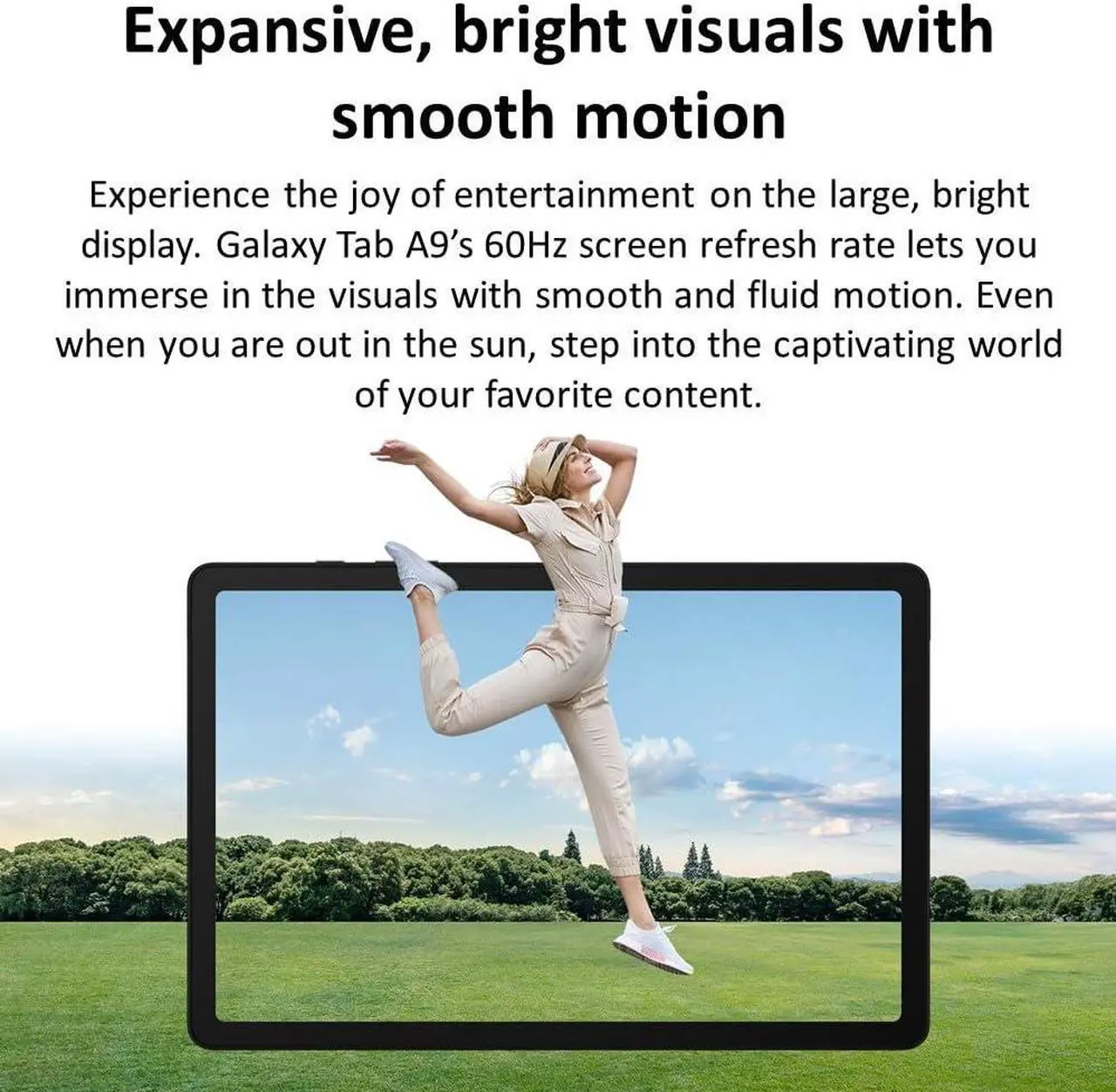 Alt view image 4 of 5 - SAMSUNG Galaxy Tab A9 (64GB, 4GB, Wi-Fi Only) 8.7" Android Tablet, All Day Battery, Octa-core (6nm), Dual Speakers, International Model - X110 (256GB SD Bundle, Silver)