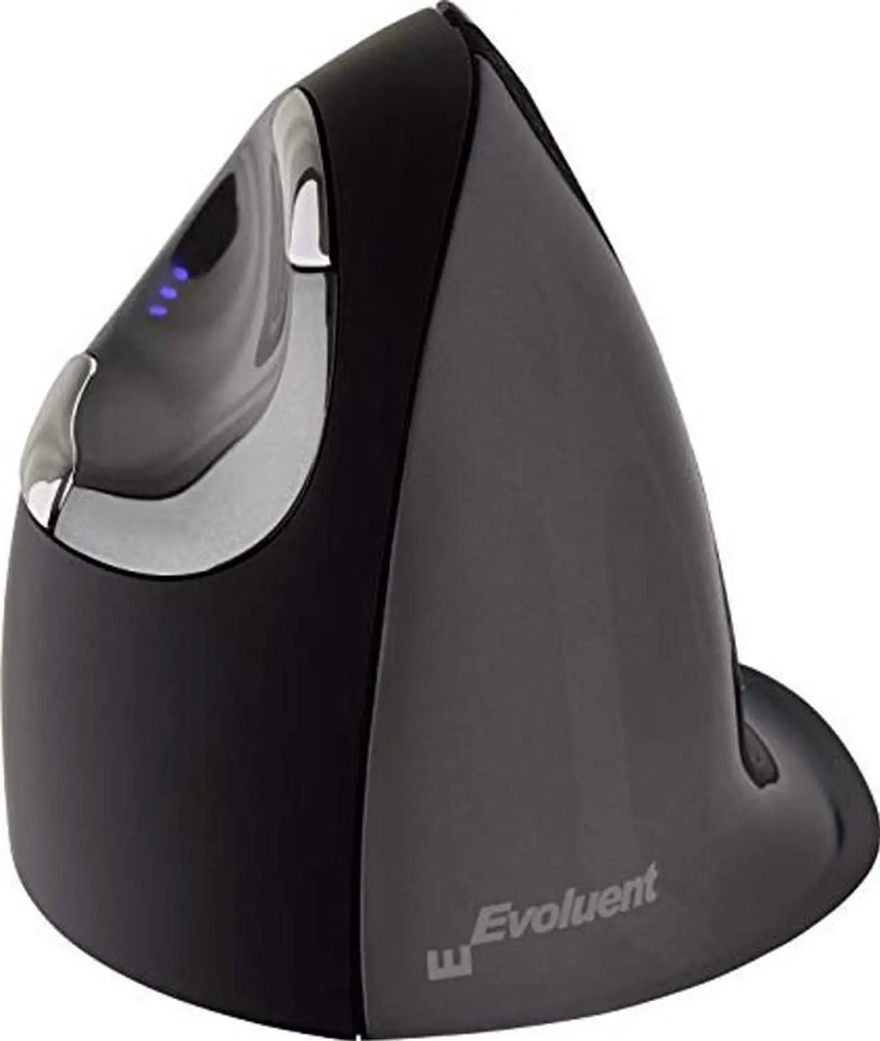 Alt view image 3 of 5 - Evoluent Vertical Mouse D Medium (VMDM) - Ergonomic Wired Mouse for Laptop and PC with Jestik Microfiber Cloth