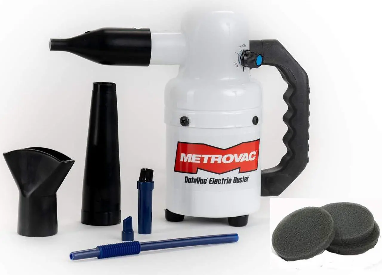 Main image of METROVAC DataVac ED500 with Variable Speed Control | Electric Duster | ED-500P - V | Electronics - Computer Blower - Cleaner | Includes 3 Extra Filters | This is NOT A Vacuum