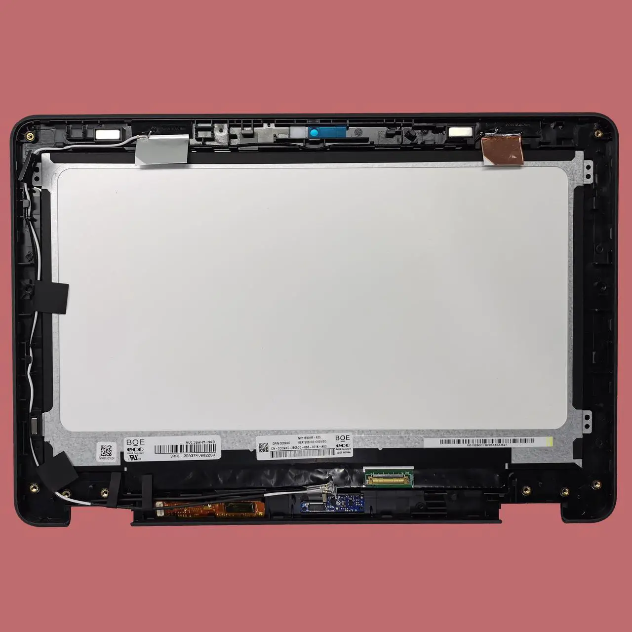 Alt view image 4 of 5 - 11.6 inch Touch Screen Display LCD Module LCD Digitizer Assembly for Dell Latitude 3190 DD9NC 9KNWN 0DD9NC 09KNWN