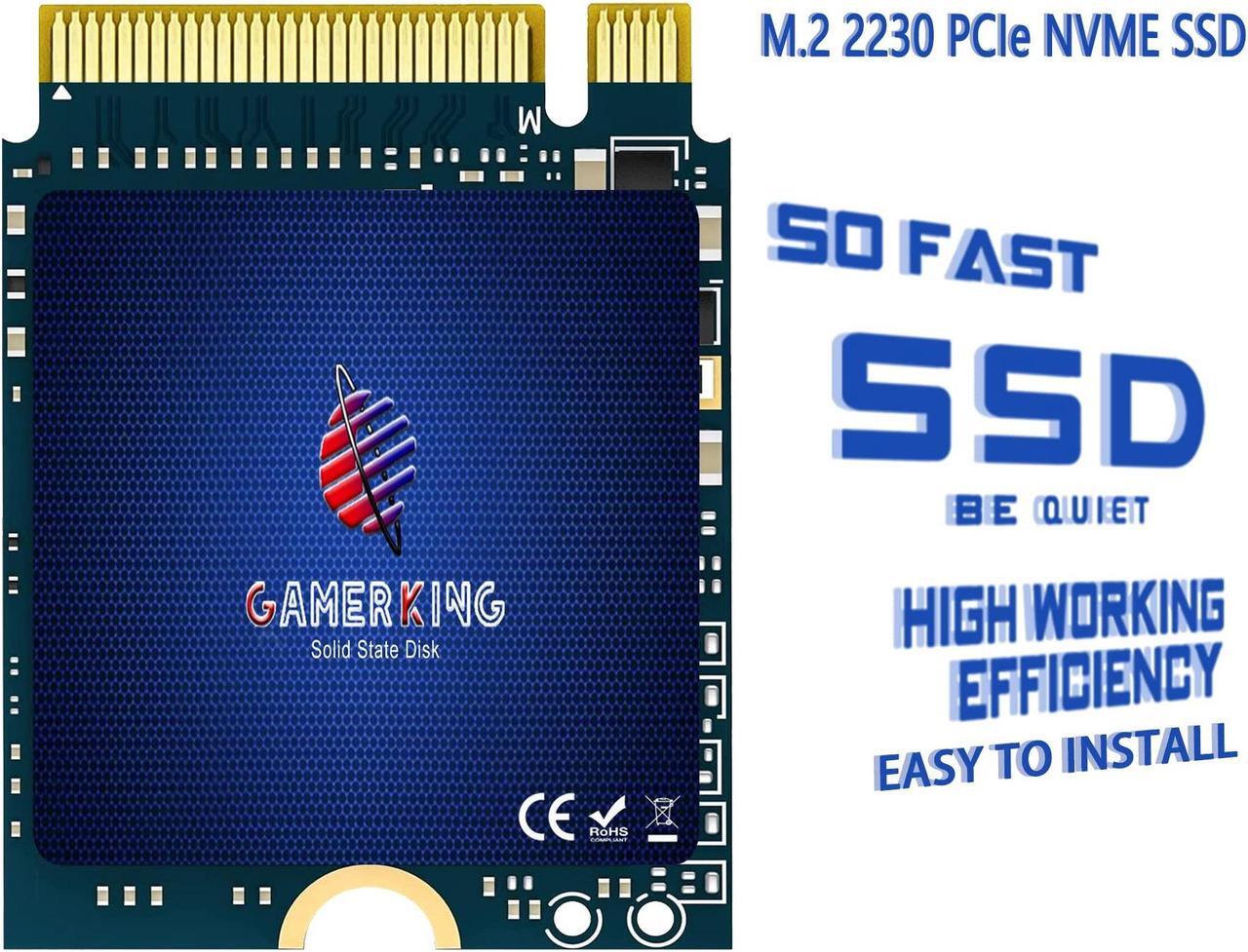 Alt view image 2 of 5 - GAMERKING 1TB M.2 2230 SSD NVMe PCIe Gen 3.0X4 Internal Solid State Drive Compatible with Steam Deck/Microsoft Surface pro 8/pro 7+/pro X/laptop3/laptop4(M.2 2230 PCIe 1TB)