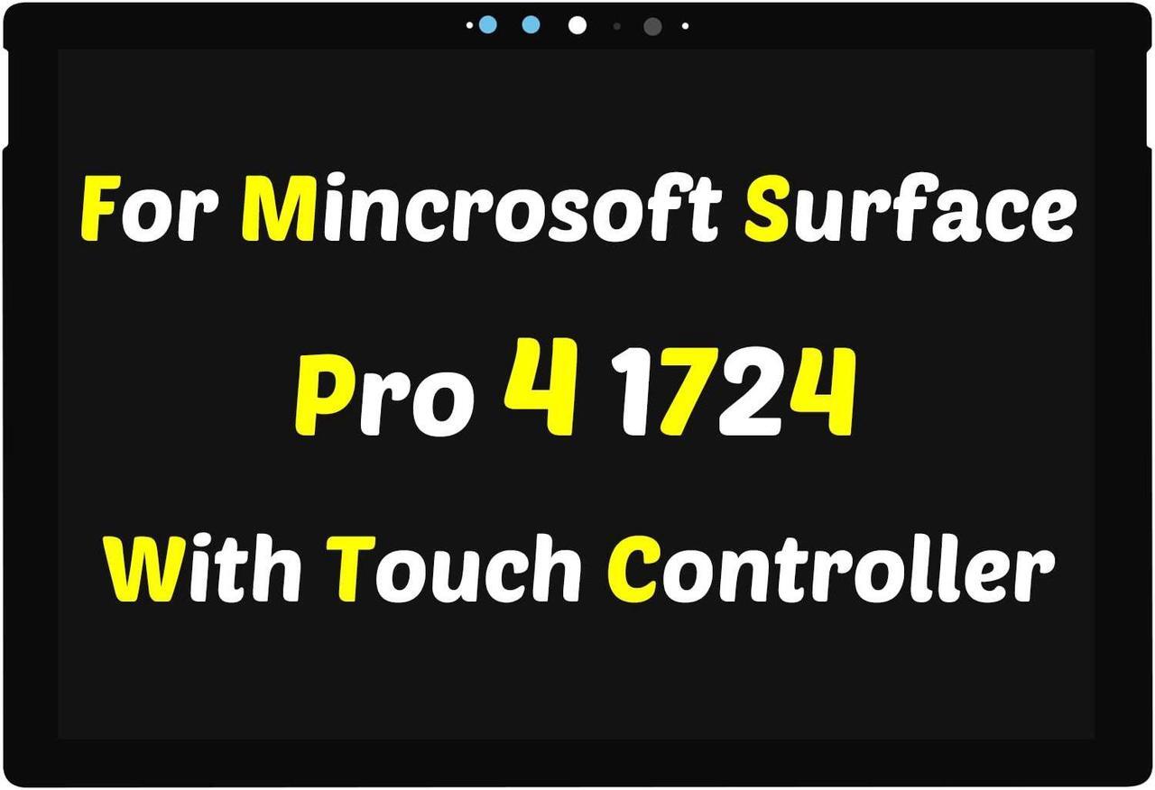 Alt view image 3 of 5 - PEHDPVS Screen Replacement 12.3 inch M1010537-003 for Microsoft Surface Pro 4 1724 LCD Display Touch Screen Digitizer Assembly with LCD Flex Conversion (with Touch Plate)