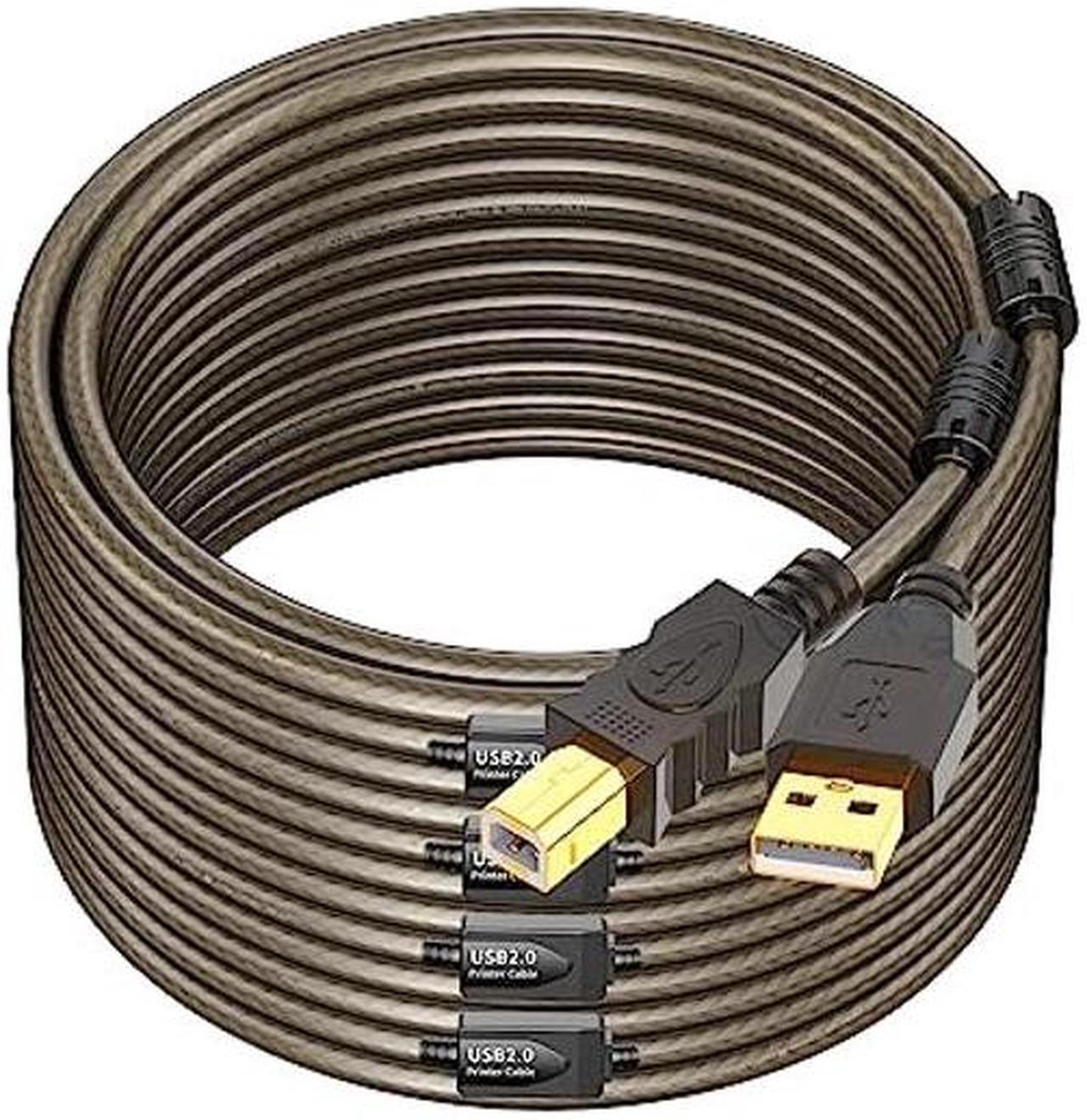 Main image of GOSYSONG Printer Cable 150ft, USB 2.0 USB A to B Printer Cord, Scanner Cord, High Speed Active USB Printer Cable,Printer USB Cable Compatible with Printer, Scanner, Fax Machine