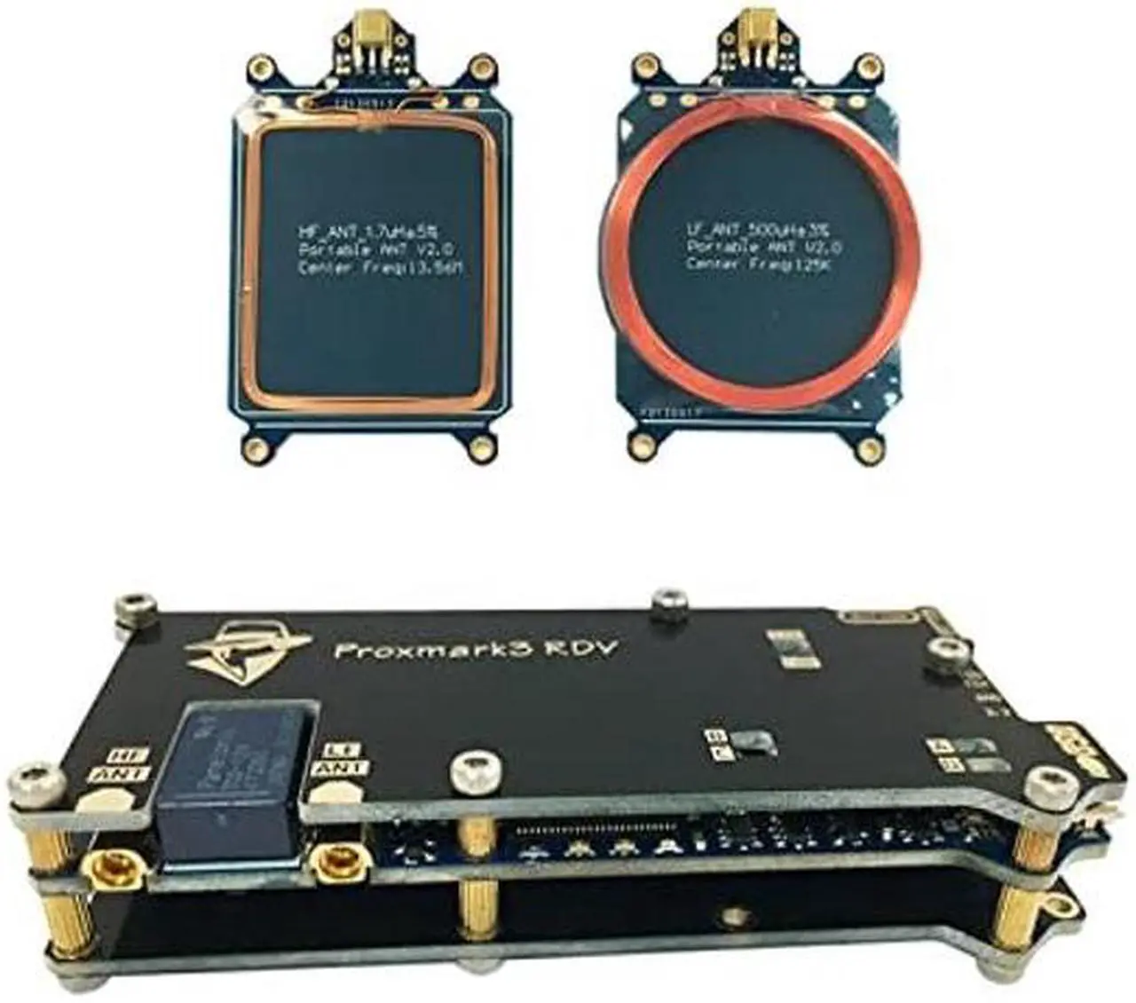 Alt view image 3 of 5 - Upgraded 512k Proxmark3 RDV2 Memory PM3 DEV Proxmark 3 Kit NFC RFID Cloner Reader IC ID M1 Card Reader Writer Copier Duplicator 125 khz 13.56MHz
