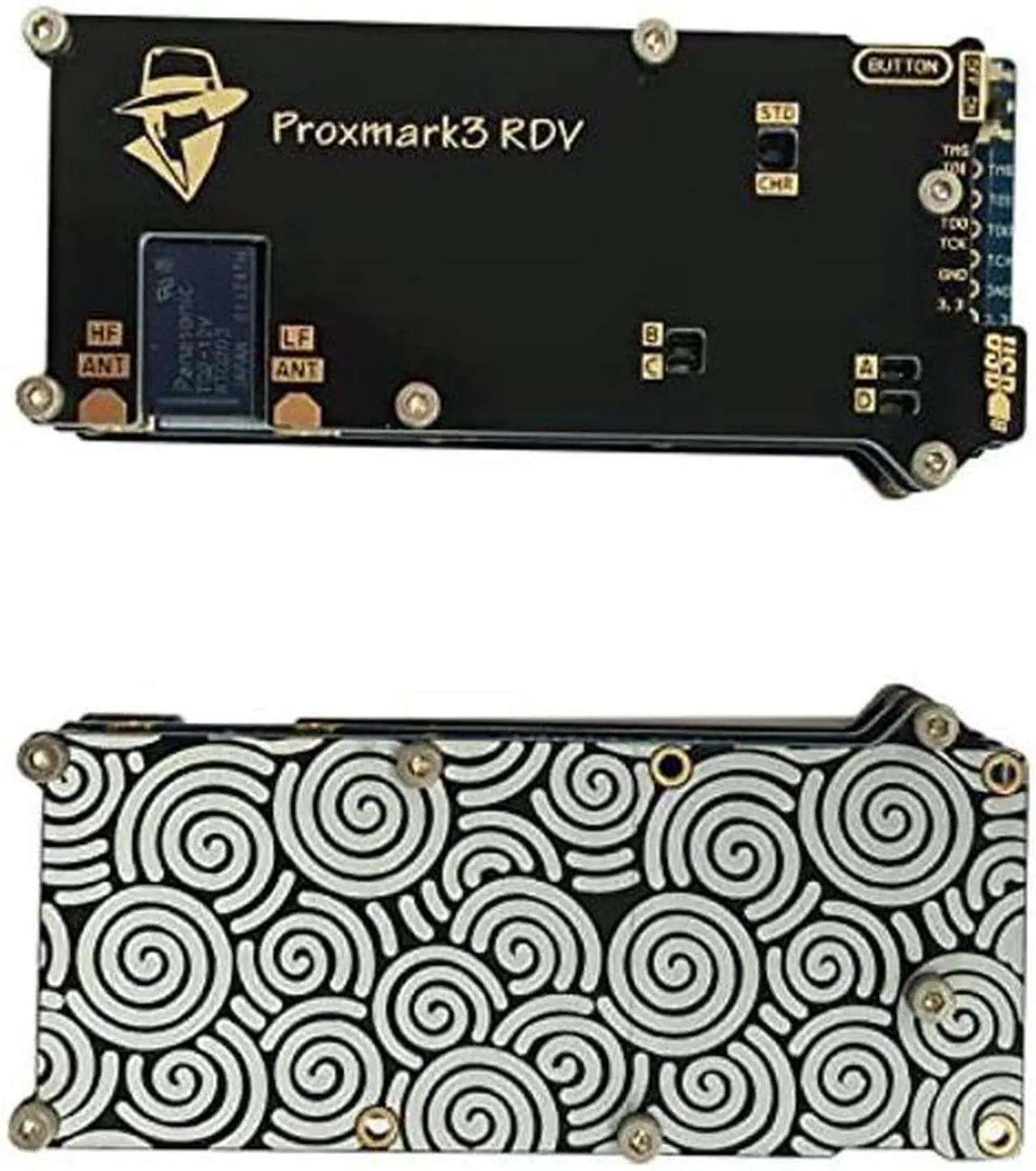 Alt view image 4 of 5 - Upgraded 512k Proxmark3 RDV2 Memory PM3 DEV Proxmark 3 Kit NFC RFID Cloner Reader IC ID M1 Card Reader Writer Copier Duplicator 125 khz 13.56MHz