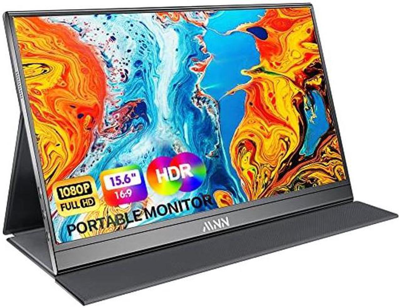 Main image of MNN Portable Monitor 15.6inch FHD 1080P USB C HDMI Gaming Ultra-Slim IPS Display w/Smart Cover & Speakers,HDR Plug&Play, External Monitor for Laptop PC Phone Mac Xbox (15.6'' 1080P)