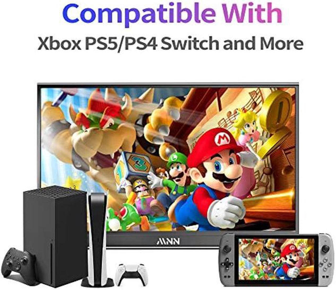 Alt view image 4 of 5 - MNN Portable Monitor 15.6inch FHD 1080P USB C HDMI Gaming Ultra-Slim IPS Display w/Smart Cover & Speakers,HDR Plug&Play, External Monitor for Laptop PC Phone Mac Xbox (15.6'' 1080P)