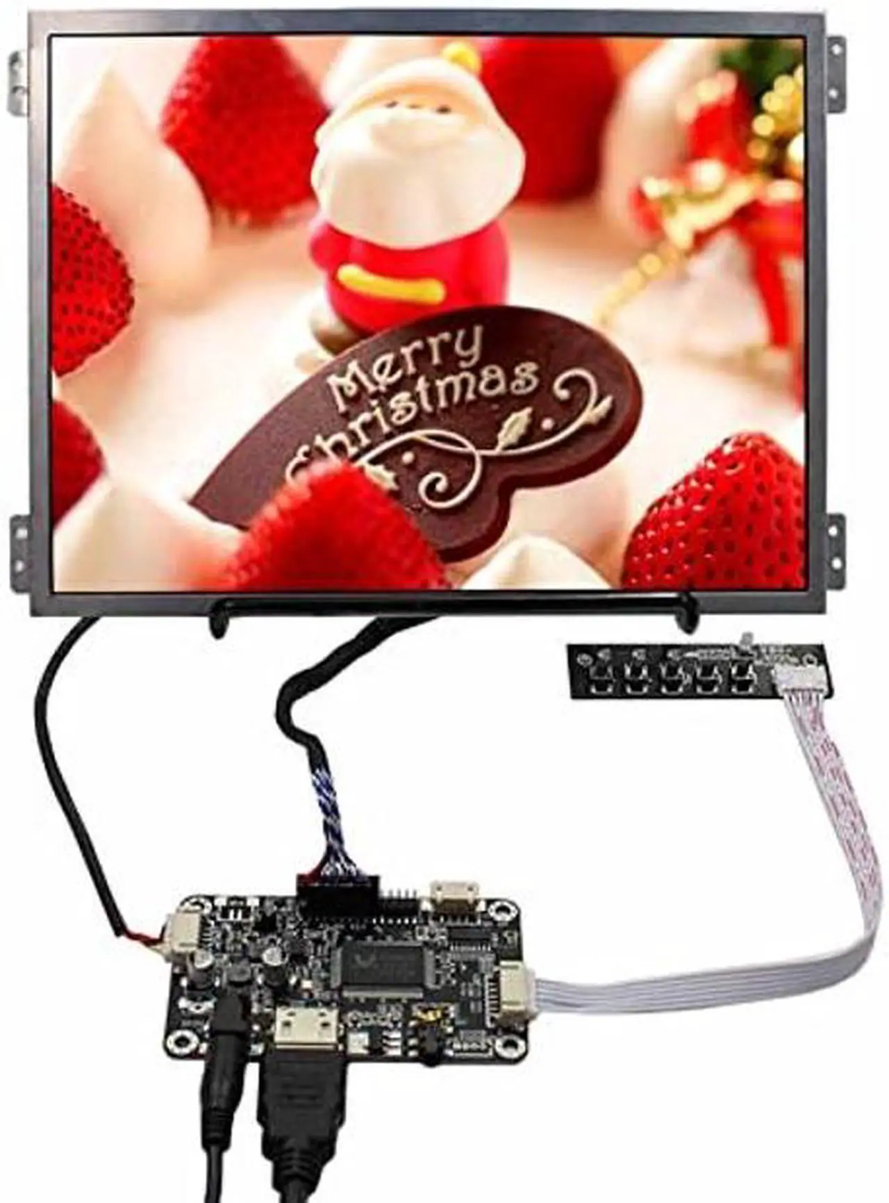 Main image of VSDISPLAY 10.4" 10.4 Inch 1024x768 600nit IPS LCD Screen VS104T-004A with HD-MI Audio LCD Controller Board