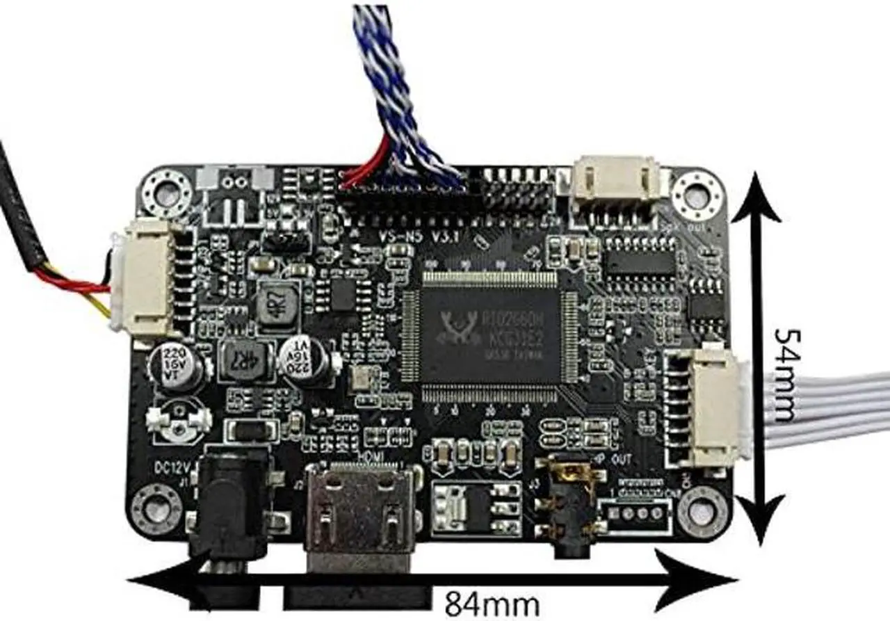 Alt view image 4 of 5 - VSDISPLAY 10.4" 10.4 Inch 1024x768 600nit IPS LCD Screen VS104T-004A with HD-MI Audio LCD Controller Board