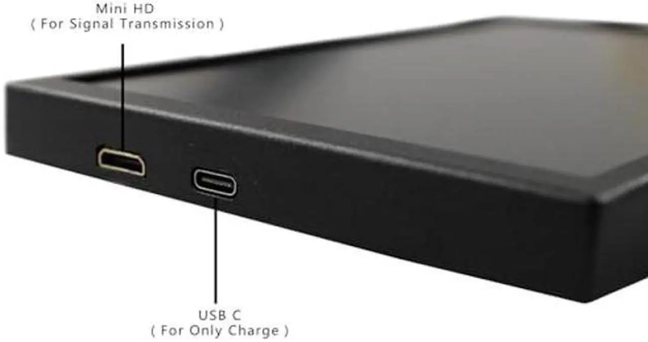 Alt view image 5 of 5 - VSDISPLAY 8 Inch 1280x800 Small LCD Monitor Support Mini HD-MI Video Input Portable Display for DIY PC Case/Laptop/Computer