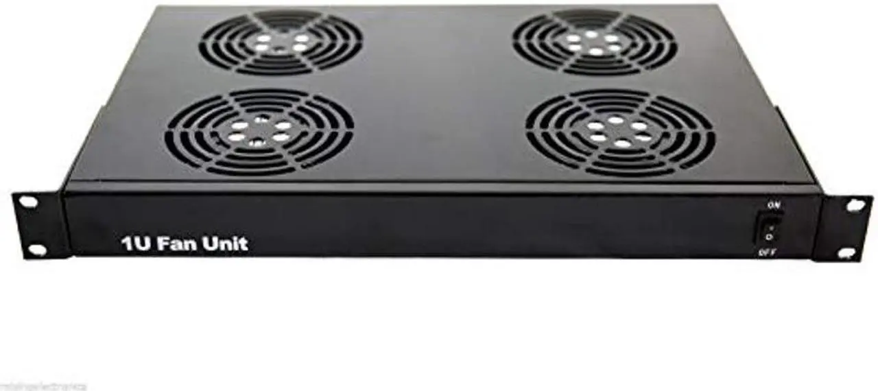 Main image of RAISING ELECTRONICS 1U Rack Mount Fan Unit with 4 Fans for Sever Network Data Rack