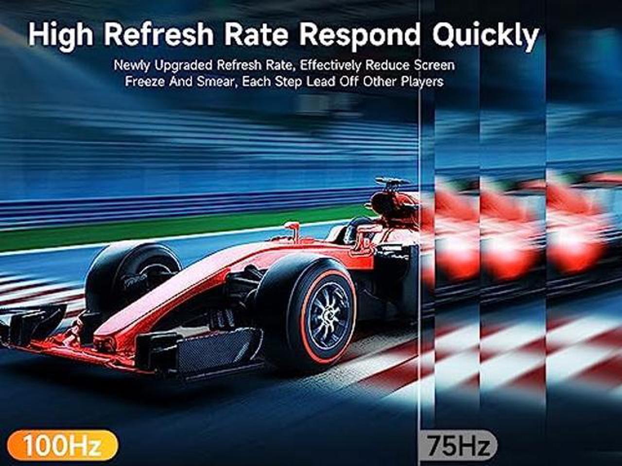 Alt view image 3 of 5 - XGaming 23.8 Inch FHD Gaming Monitor 100Hz,IPS HDR PC Monitor HDMI Display, 1080P with Low Blue Light Eye Care, Build-in FreeSync,VESA Compatible, Black