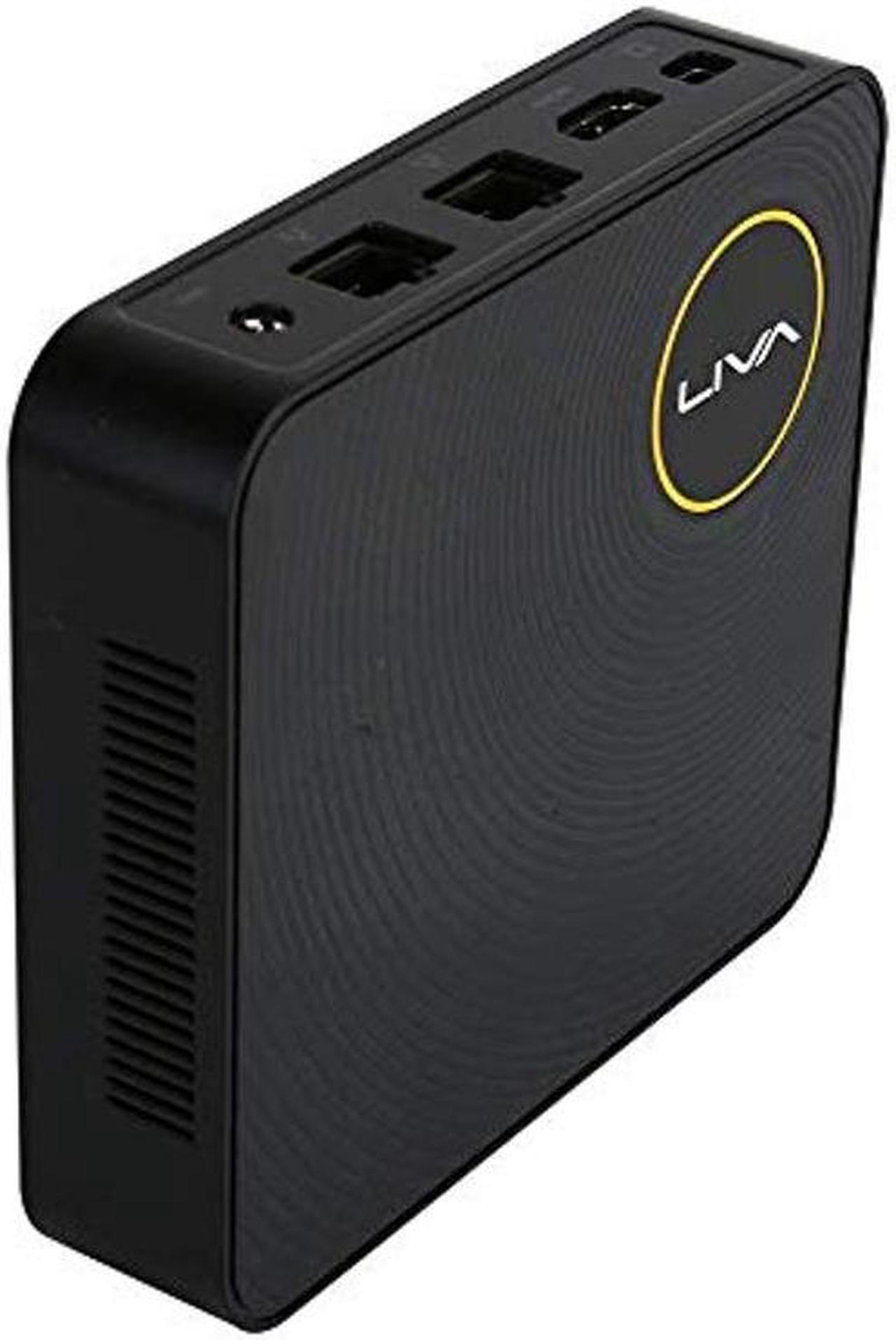 Alt view image 4 of 5 - ECS Elitegroup Liva Z Mini PC Computer Intel Celeron N3350 Dual-core, 4GB DDR3L/64GB eMMC, Type C Port, 4K@60Hz HDMI+mDP, WiFi, Ethernet, Dual Monitor Support (Liva Z N3350), Black