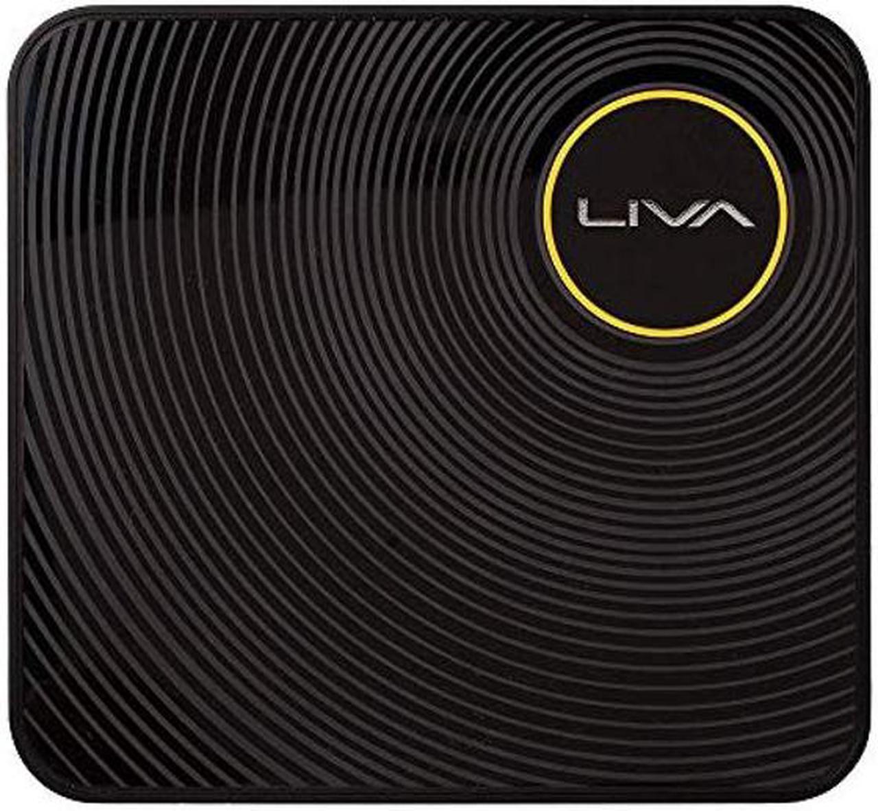 Alt view image 5 of 5 - ECS Elitegroup Liva Z Mini PC Computer Intel Celeron N3350 Dual-core, 4GB DDR3L/64GB eMMC, Type C Port, 4K@60Hz HDMI+mDP, WiFi, Ethernet, Dual Monitor Support (Liva Z N3350), Black