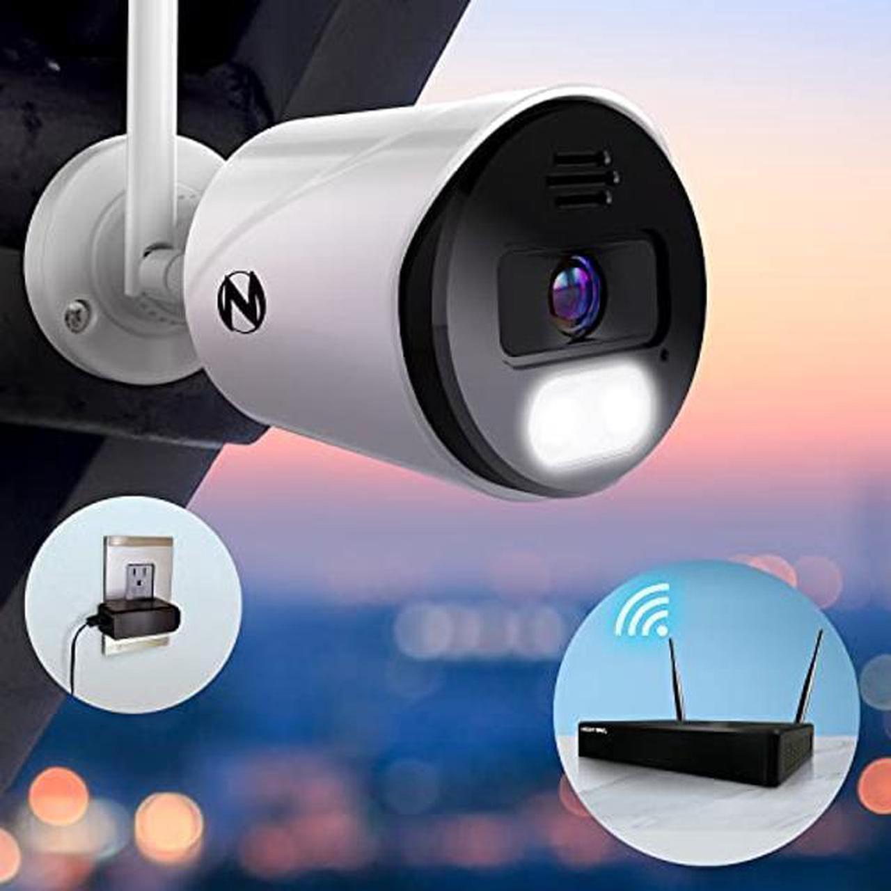 Alt view image 4 of 5 - Night Owl Sp, Llc Night Owl 10 Channel Bluetooth Video Home Security Camera System with (4) Wi-Fi IP 4K HD Indoor/Outdoor Spotlight Cameras 2-Way Audio and 1TB Hard Drive, BTWN8-4L1