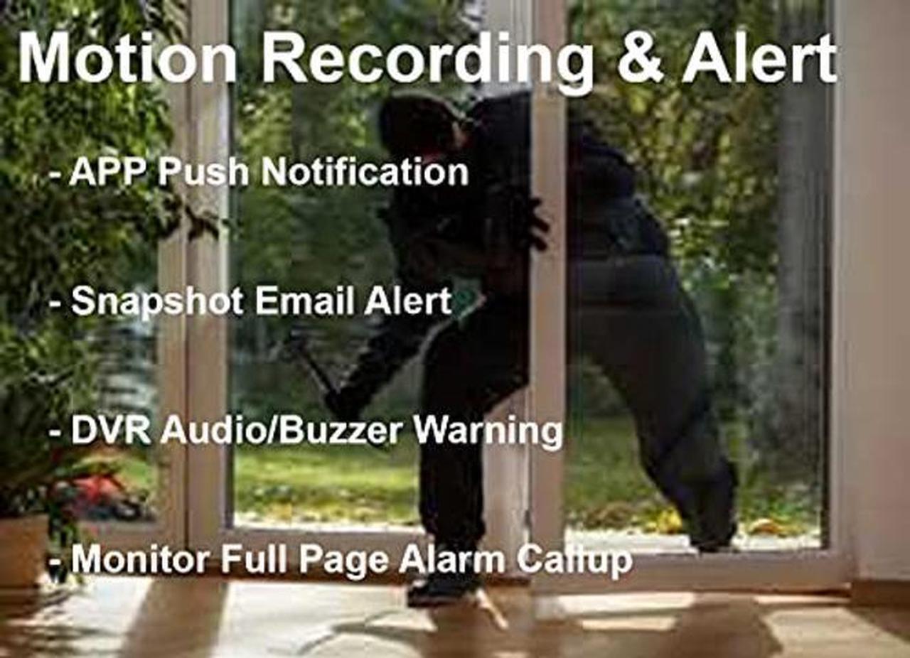 Alt view image 5 of 5 - 101AV 16CH Security Camera SystemH.265/H.264 1080P DVR/NVR, HD-TVI/AHD/CVI/IP, HDMI/VGA Phone APPs for Home & Office (with 1TB HDD and BNC Video Output, 16CH HD DVR)