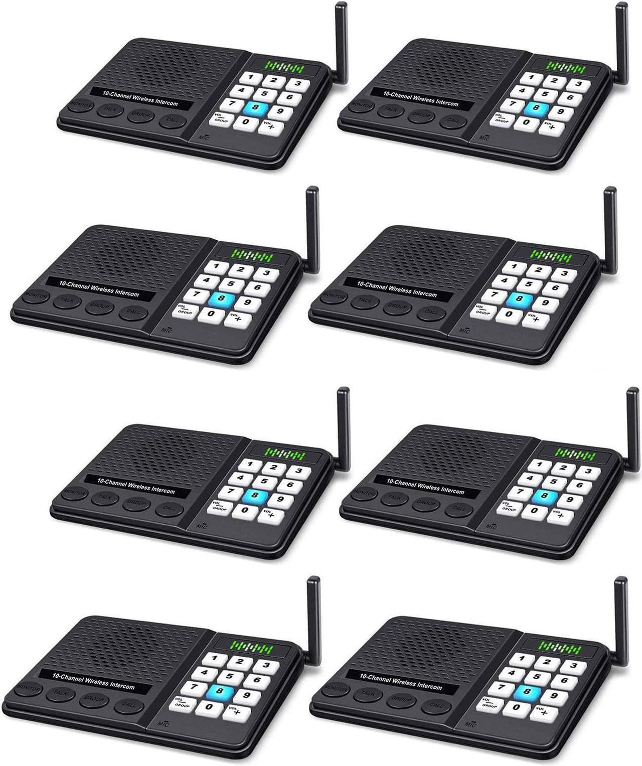 Main image of 8 Pack Intercom System for Home Business House Office