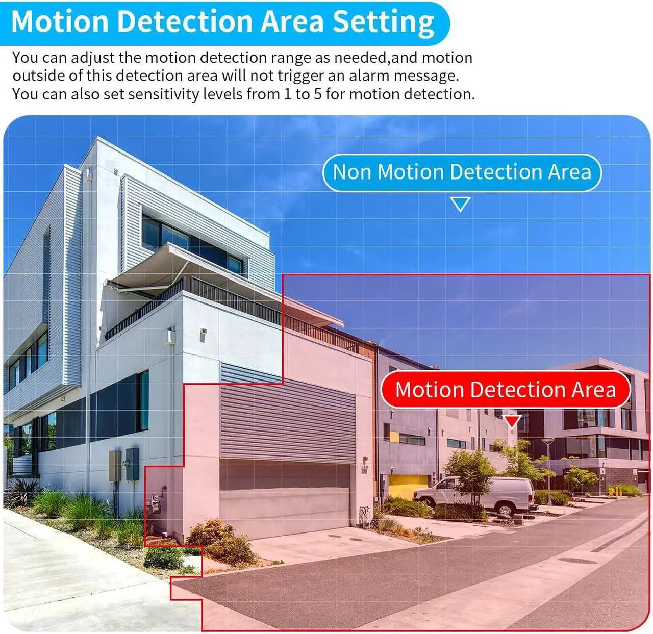 Alt view image 5 of 5 - (Dual Antennas for WiFi Enhanced & 60 Days Storage) AI Human Detected 2K 3.0MP Wireless Security Camera System,OOSSXX 10 Channel NVR HD Outdoor Home Surveillance WiFi Cameras Systems