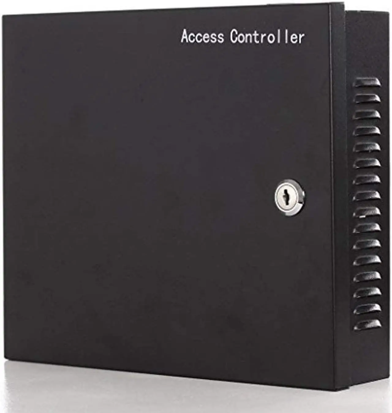 Alt view image 3 of 5 - 1 Door Access Control System with 600lbs Magnetic Lock Access Control Panel 110V Power Supply Box RFID Reader No Touch Exit Button Enroll USB Reader RFID Card Key Fob Phone APP Remotely Open Lock