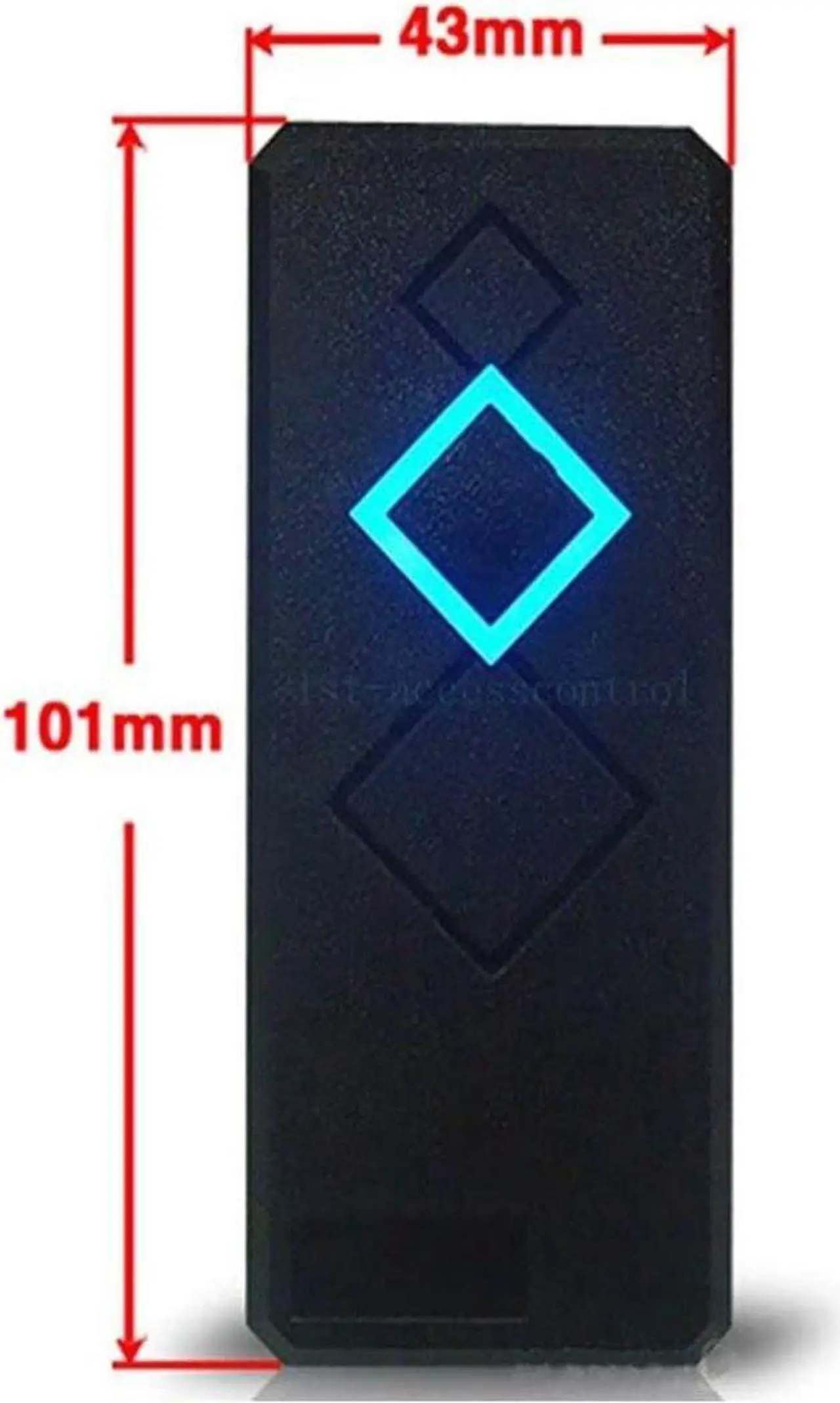 Alt view image 5 of 5 - 1 Door Access Control System with 600lbs Magnetic Lock Access Control Panel 110V Power Supply Box RFID Reader No Touch Exit Button Enroll USB Reader RFID Card Key Fob Phone APP Remotely Open Lock