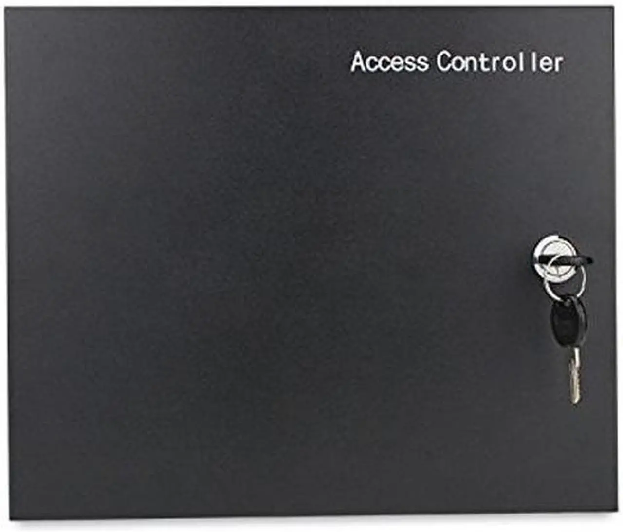 Alt view image 2 of 5 - 4 Doors IP Based Security Access Control Kit with Metal Case 110V Power Box RFID Reader+Infrared Exit Button+Desktop Enroll Reader+RFID Keychains/Cards Phone APP remotely Open Door