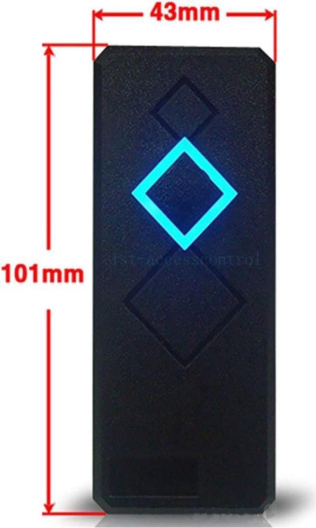 Alt view image 5 of 5 - 4 Door Access Control System with 600lbs Magnetic Lock Access Control Panel 110V Power Supply Box RFID Reader No Touch Exit Button Enroll USB Reader RFID Card Key Fob Phone APP Remotely Open Lock