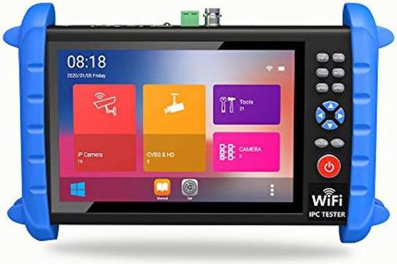 Main image of 7 Inch IP Camera Tester Security CCTV Tester Monitor-Support 6K IP/Coax/Analog Camera-with HDMI in&Out/Power Output/PTZ Control/IP Searching/Network Tool