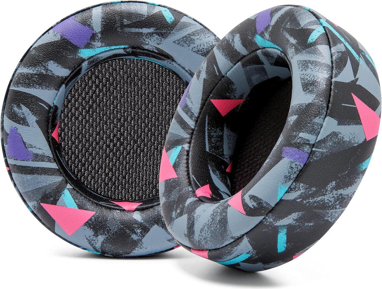 Main image of WC Upgraded Replacement Earpads for Corsair Virtuoso Gaming Headset Made by Wicked Cushions | Improved Durability, Thickness, Softer Leather, and Sound Isolation | 90's Black