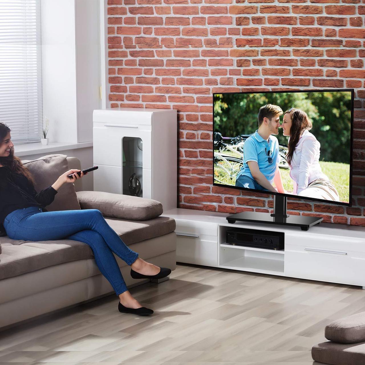 Alt view image 5 of 5 - PERLESMITH Swivel Universal TV Stand PSTVS09&PSTVS11