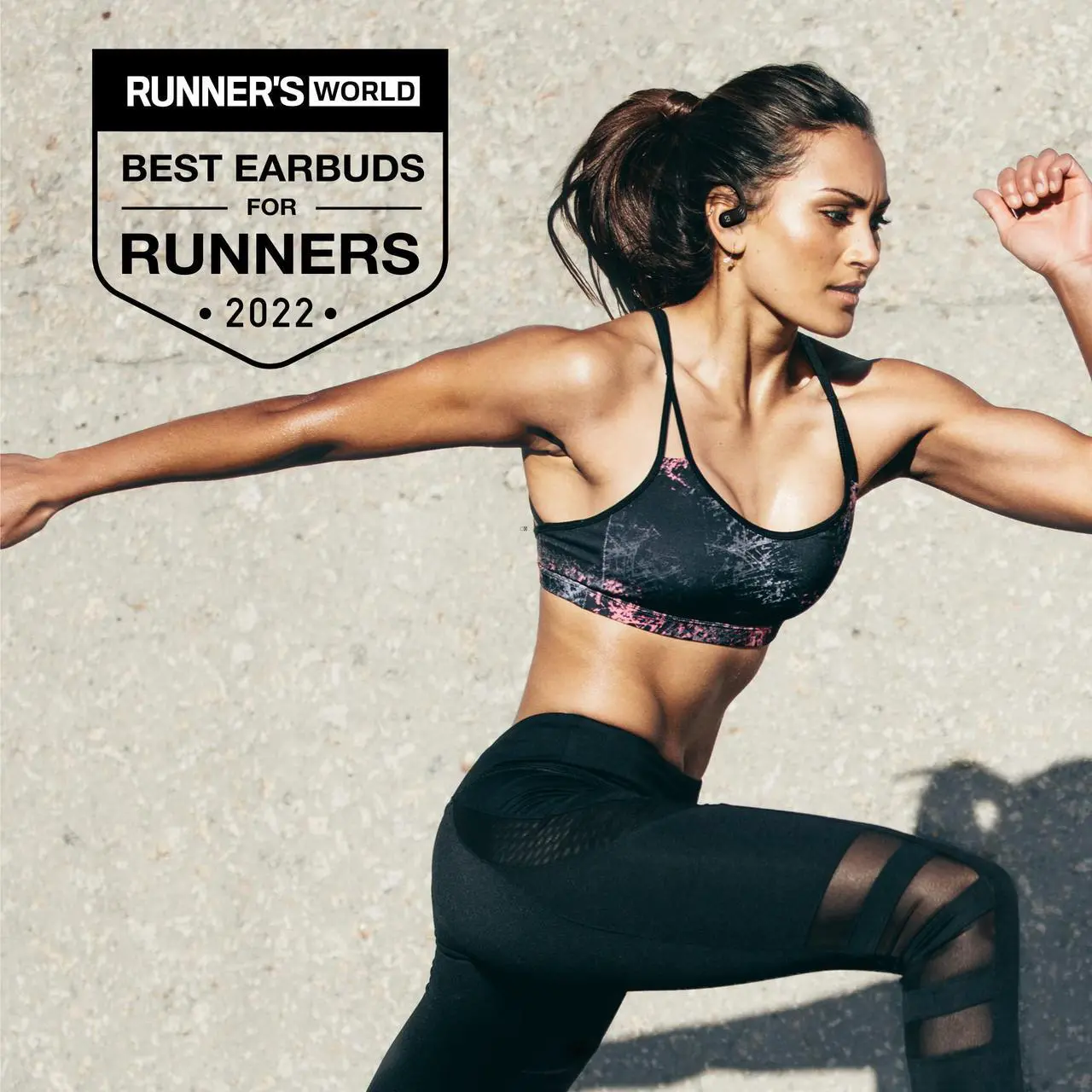 Alt view image 2 of 5 - Runner 60 Wireless Earbuds with Waterproof Slim Running Belt, 80 Hr Battery, Wrap Around Over Ear Wireless Earbuds, Belt fits Fits iPhone 14, Max, iPhone 13 Pro, 12, 11, XS