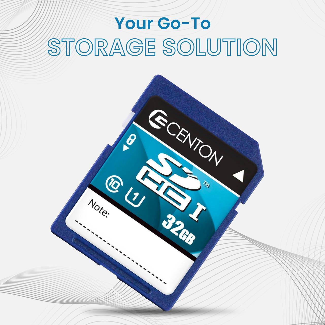 Alt view image 2 of 5 - Centon Electronics MP Essential SDHC Card, Ultimate Memory Card for Phones, Tablets, Cameras, and More, UHS1, 32GB, 5 Bulk Pack
