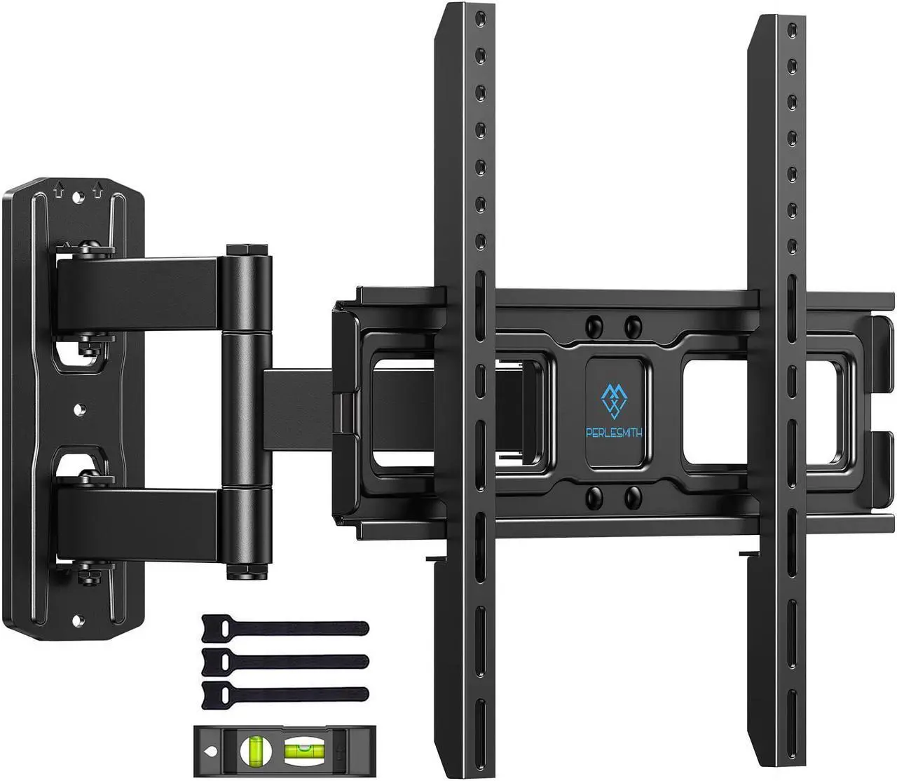 Alt view image 2 of 5 - PERLESMITH Tilting TV Wall Mount Bracket Low Profile for Most 23-60 inch TVs & & PSMFK7 Full Motion Articulating TV Wall Mount Bracket for 26-55in TVs up to 70lbs