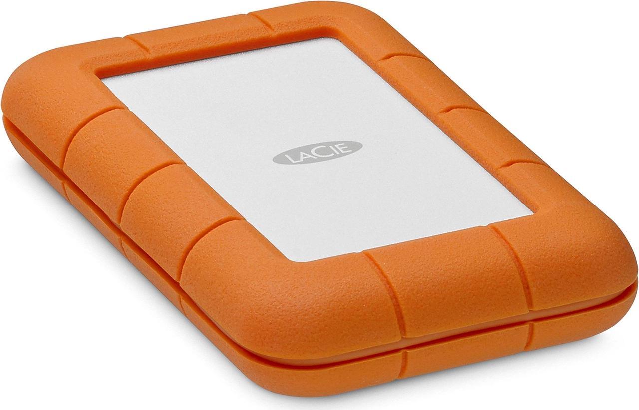 Alt view image 3 of 5 - LaCie Rugged USB-C, 5TB, Portable External Hard Drive, Drop, Shock, Dust, Rain Resistant, for Mac & PC (STFR5000800)