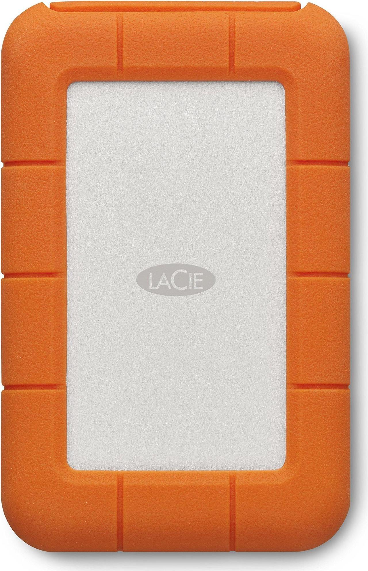 Alt view image 5 of 5 - LaCie Rugged USB-C, 5TB, Portable External Hard Drive, Drop, Shock, Dust, Rain Resistant, for Mac & PC (STFR5000800)