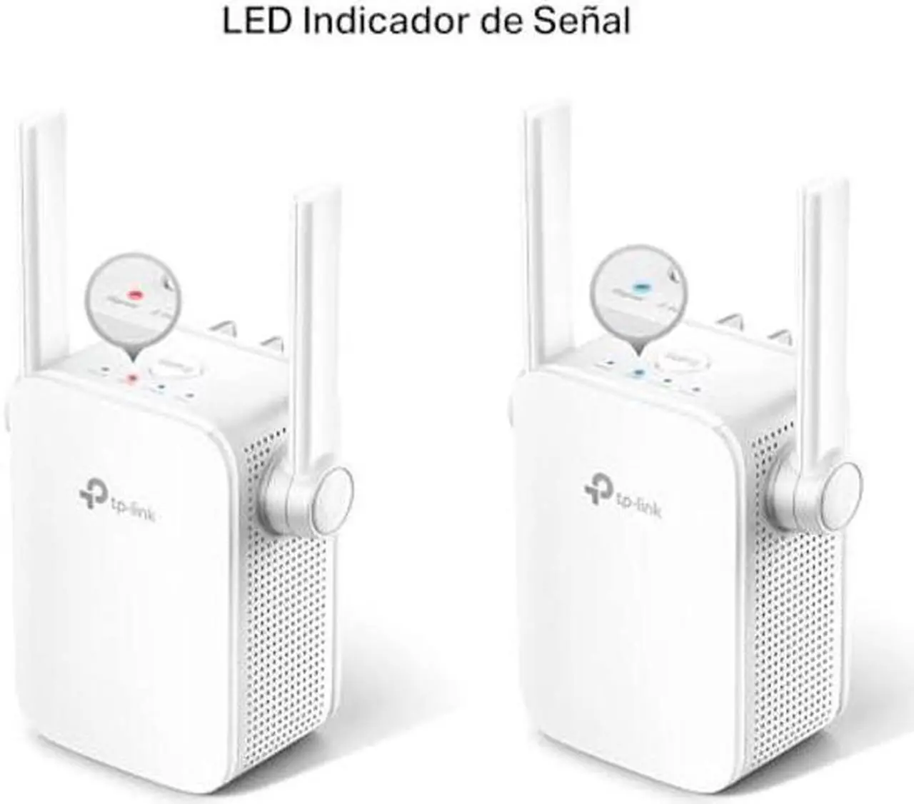 Alt view image 4 of 5 - TP-Link AC750 Wi-Fi Range Extender with Two External Antennas (RE205)