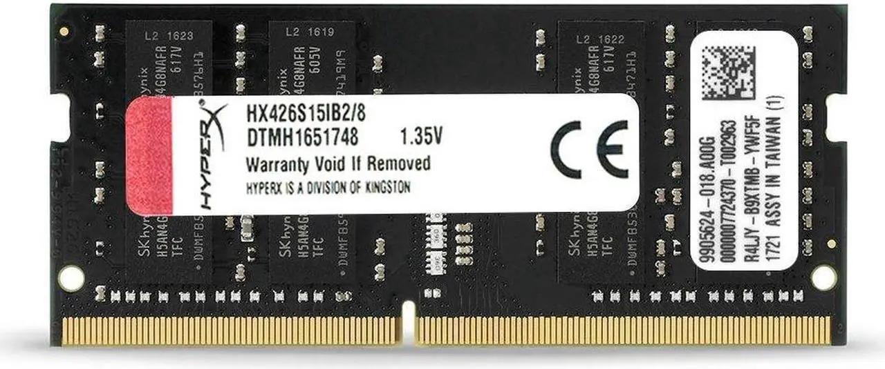 Alt view image 2 of 5 - Kingston Technology HyperX Impact 8GB 2666MHz DDR4 CL15 260-Pin SODIMM Laptop Memory (HX426S15IB2/8)