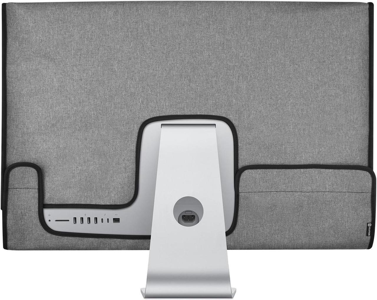 Alt view image 2 of 5 - CaSZLUTION Monitor Dust Cover Compatible with iMac 27 inch All in one Desktop Computer - Oxford Fabric Monitor Dust Cover Protective Screen Sleeve for iMac 27", Gray