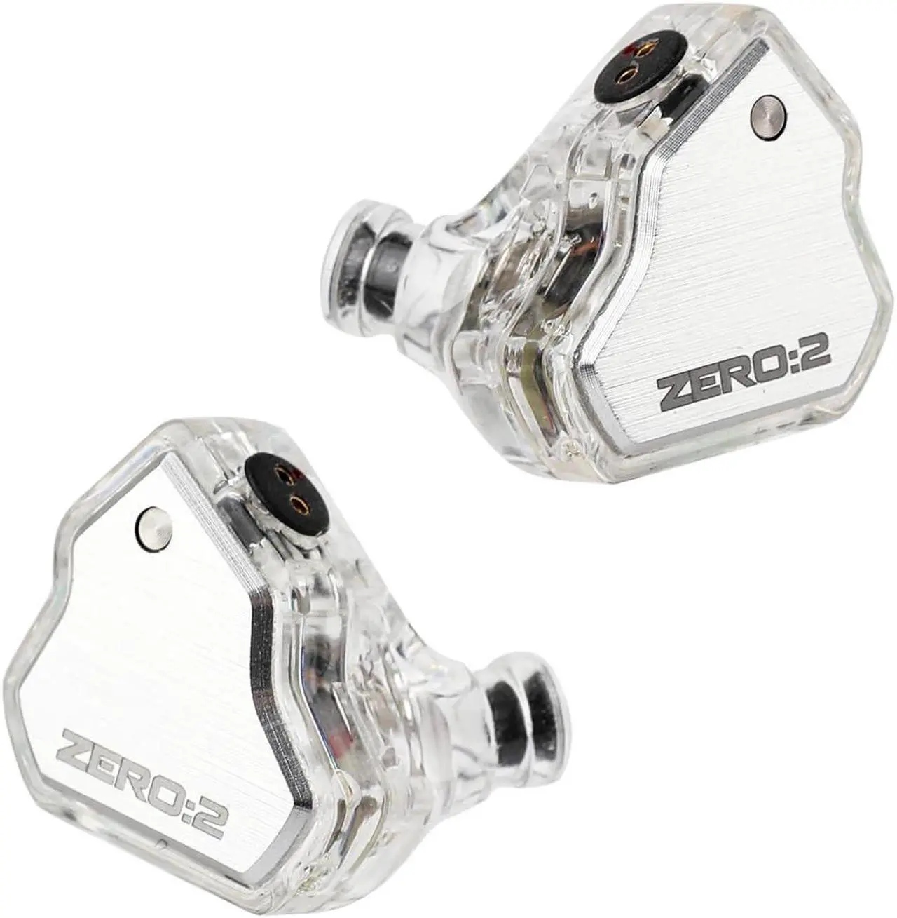 Alt view image 2 of 5 - Linsoul 7Hz x Crinacle Zero:2 in Ear Monitor (Silver) + Kiwi Ears Earbud Case