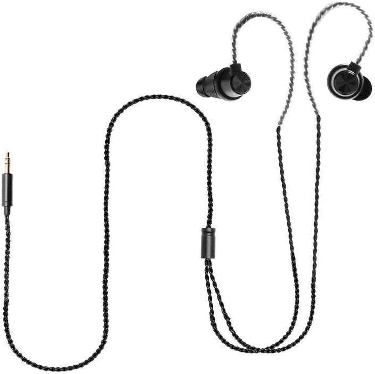Alt view image 2 of 5 - WMSZMSM Long Cord Wired Headphones with Extra Earbuds Earphones for Tv Ear Plug in Headphones Long Cord Length for Computer Extension for Ear Buds Long Cable without Microphone Mic(16FT)