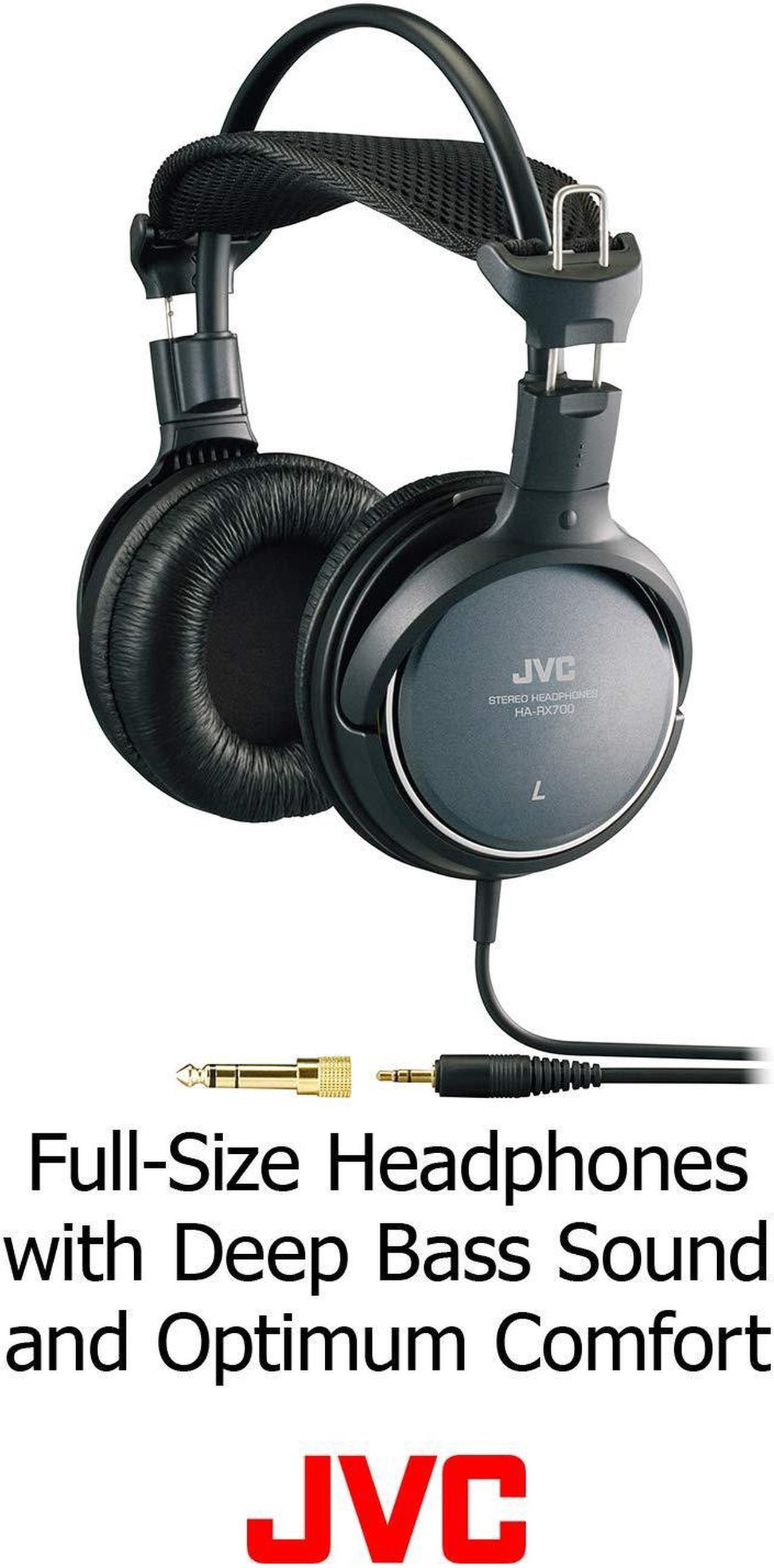 Alt view image 2 of 5 - JVC HARX700 Precision Sound Full Size Headphones - Black