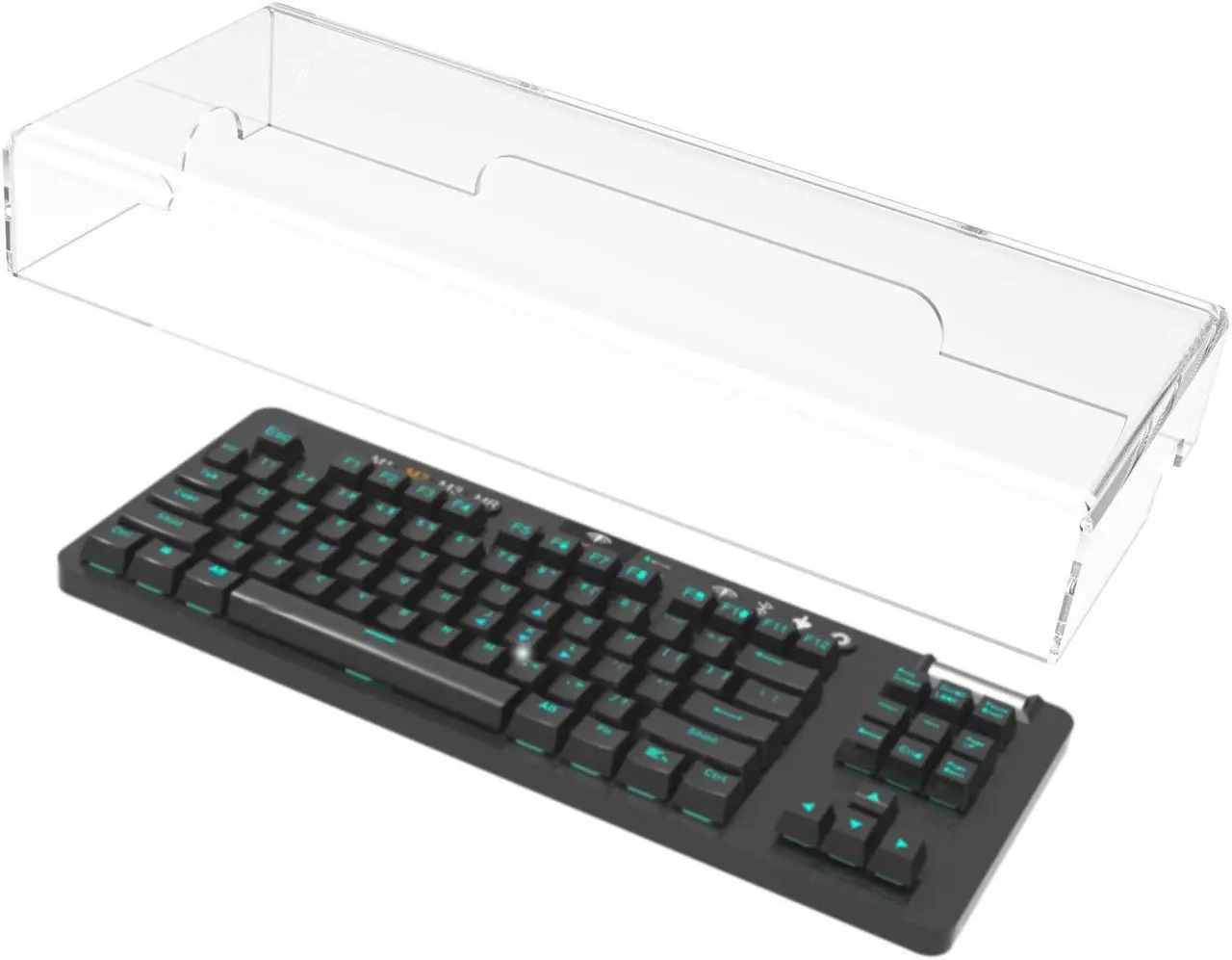 Main image of Geekria Tenkeyless TKL Keyboard Dust Cover, Clear Acrylic Keypads Cover for 80% Compact 87 Key Mechanical Gaming Wireless Keyboard, Compatible with Logitech G PRO TKL/G PRO X TKL, G915 TKL.