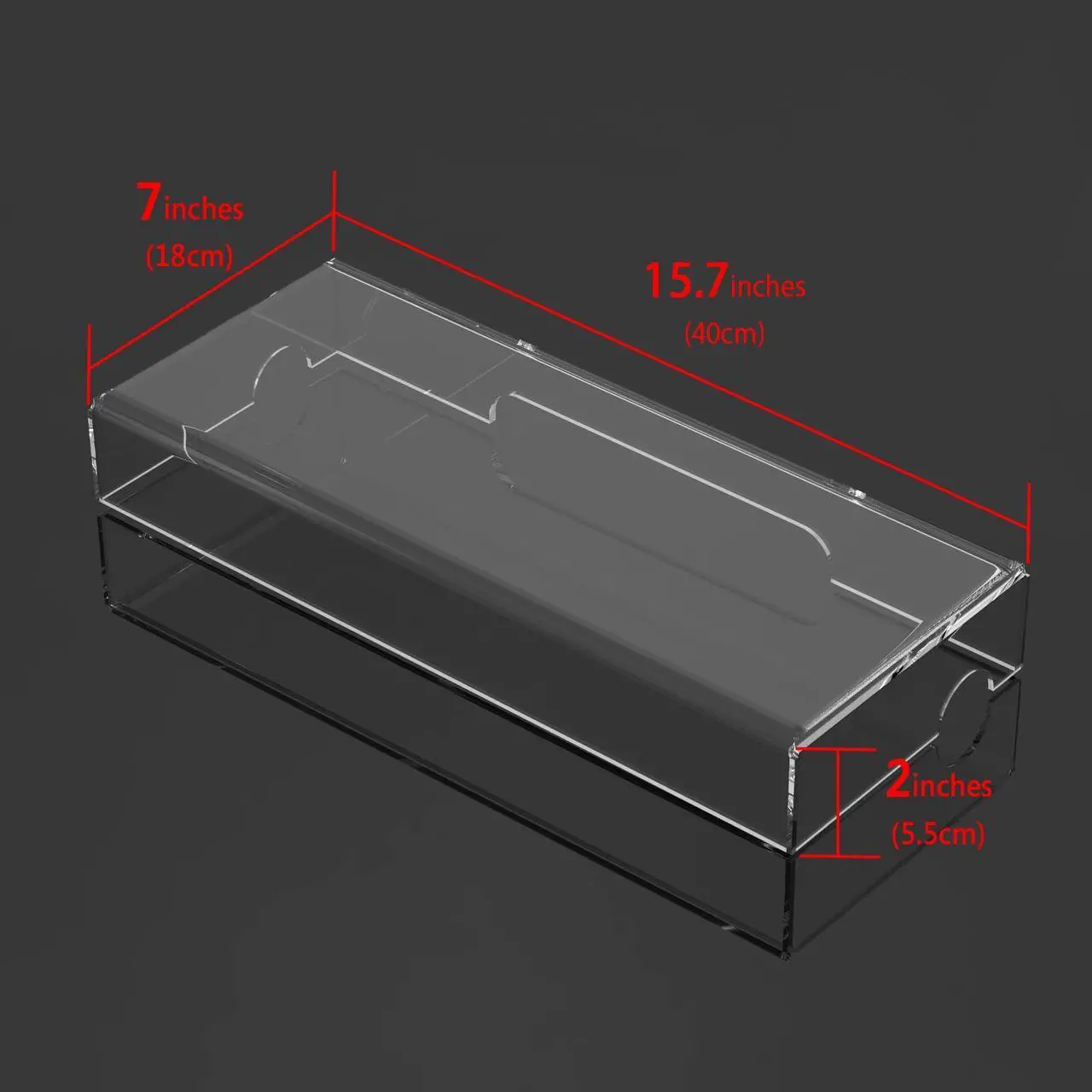Alt view image 4 of 5 - Geekria Tenkeyless TKL Keyboard Dust Cover, Clear Acrylic Keypads Cover for 80% Compact 87 Key Mechanical Gaming Wireless Keyboard, Compatible with Logitech G PRO TKL/G PRO X TKL, G915 TKL.