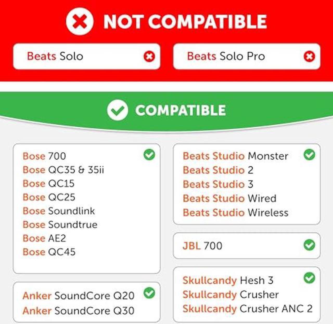 Alt view image 2 of 5 - WC SweatZ Patented Protective Earpad Covers Made by WC | Fits Beats Studio 3 & 2 (Does Not Fit Beats Solo) / Bose QC35 & 35II / Bose 700 & More | Sweatproof & Easily Washable | Pink Marble