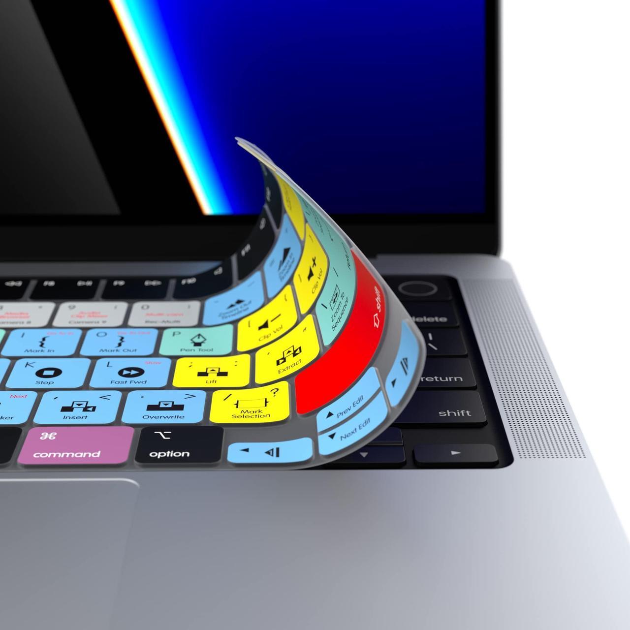Alt view image 5 of 5 - Adobe Premiere Keyboard Covers for MacBook Pro 14" & 16" MacBook Pro 2021+ with M Series Chips. (Will not fit Other MacBook Models)