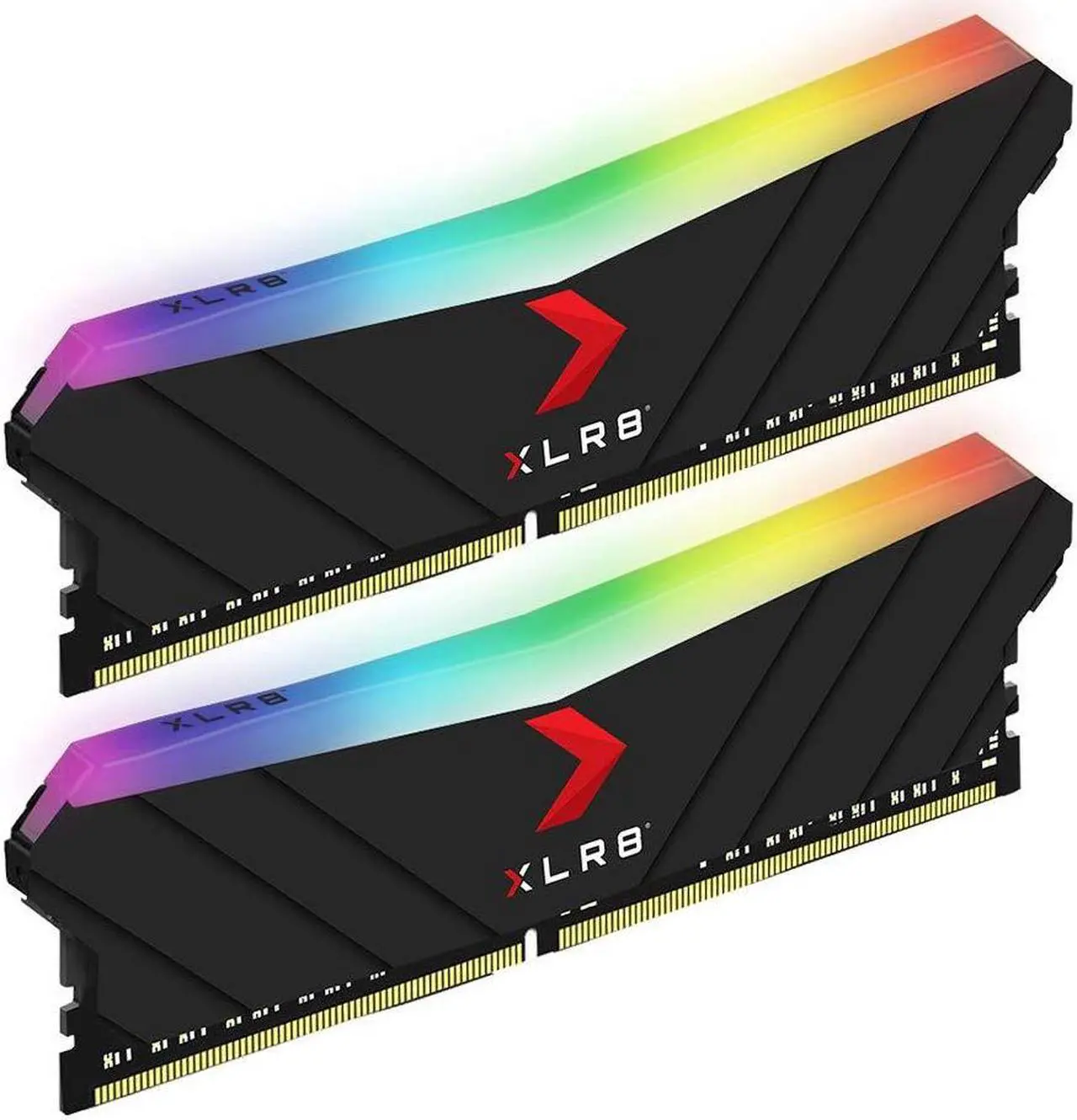 Alt view image 2 of 5 - PNY XLR8 Gaming 16GB (2x8GB) DDR4 DRAM 3200MHz (PC4-25600) CL16 1.35V RGB Dual Channel Desktop (DIMM) Memory - MD16GK2D4320016XRGB