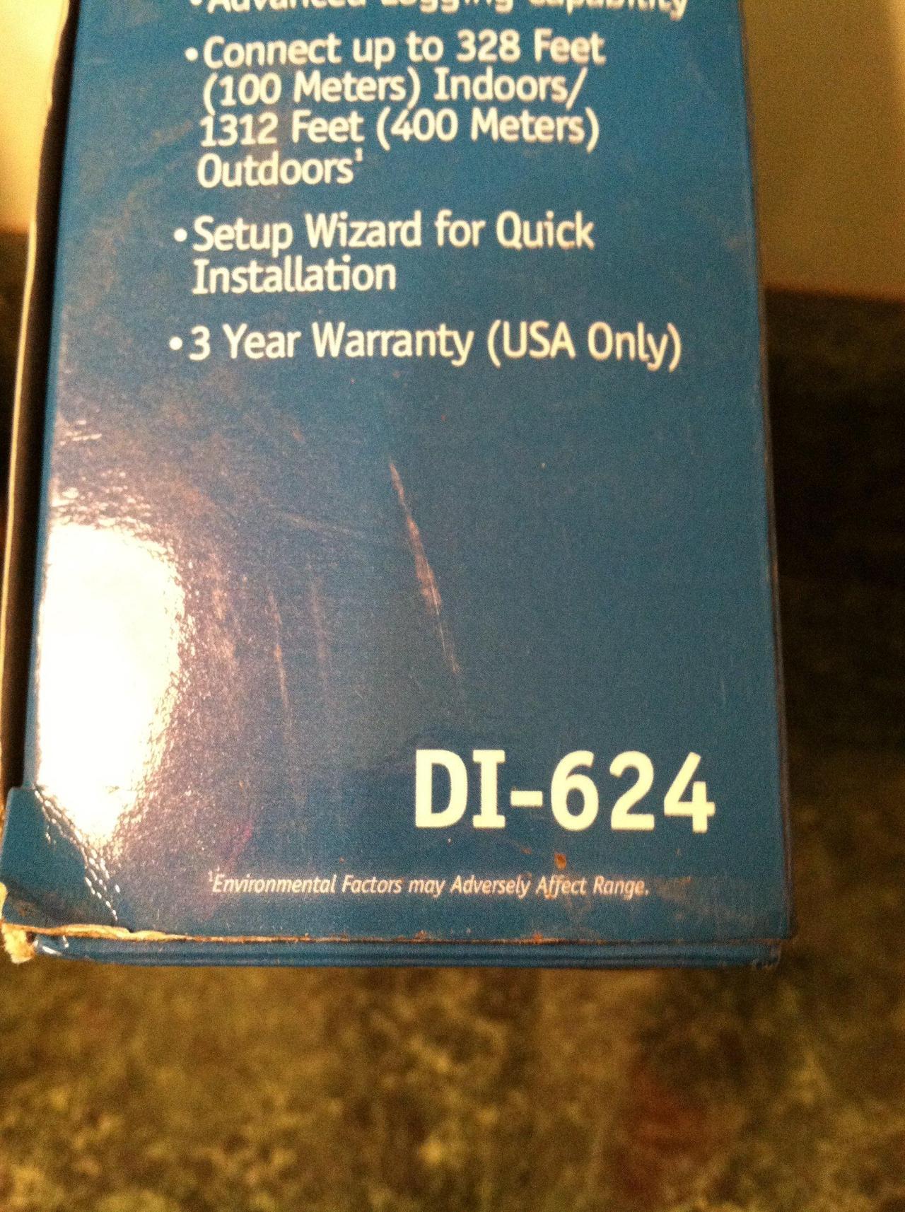 Alt view image 3 of 3 - D-Link DI-624 Wireless Cable/DSL Router, 4-Port Switch, 802.11g, 108Mbps