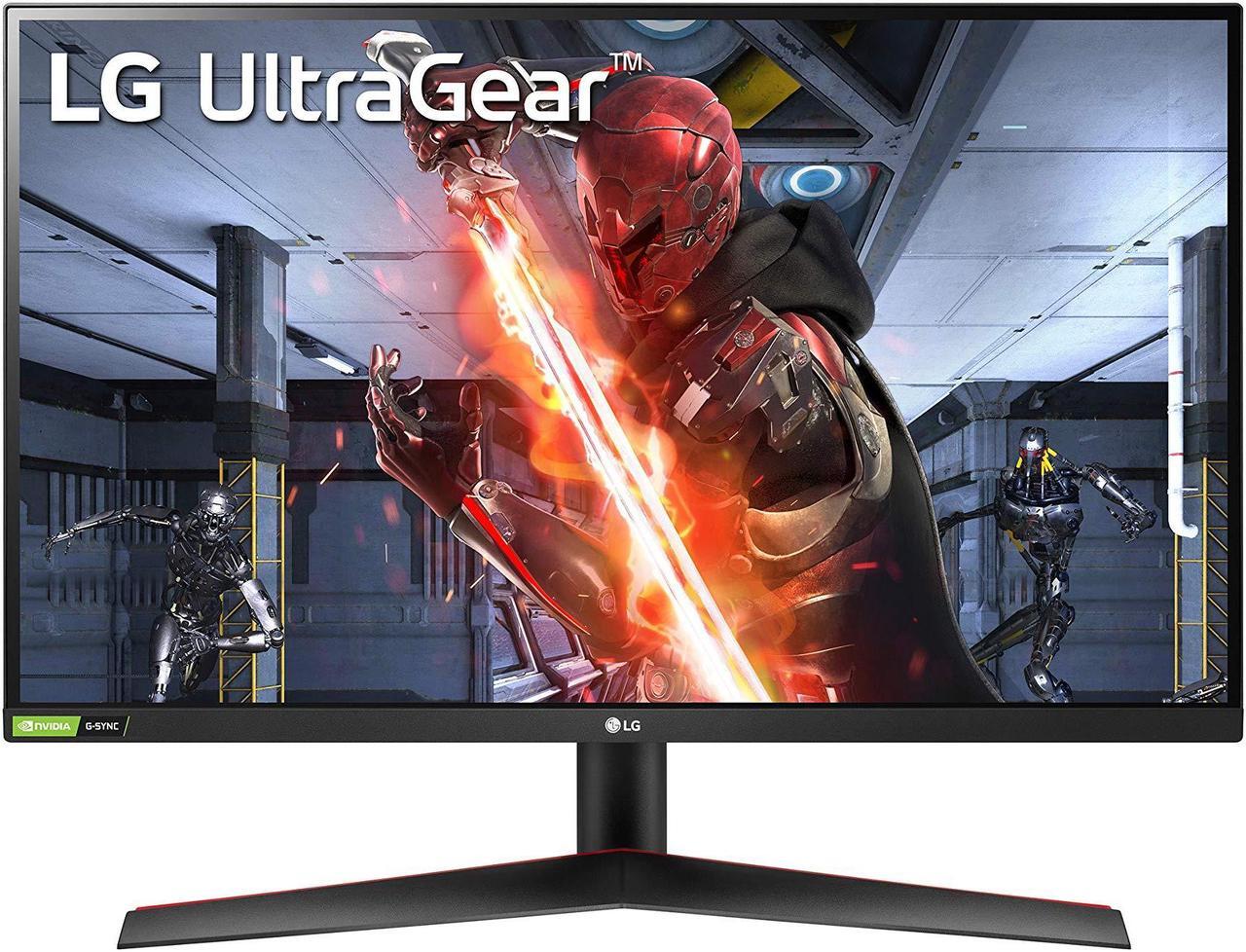 Main image of LG 27GN800-B UltraGear 27 inch QHD (2560x1440) IPS 144Hz 1ms Gaming Monitor AMD FreeSync Premium G-Sync Compatible HDR10 HDMI DisplayPort Black