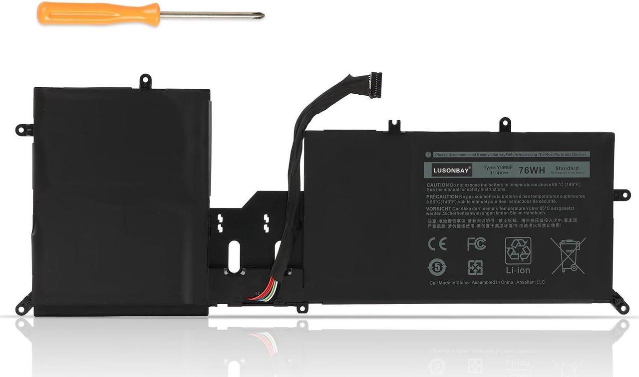 Main image of LUSONBAY 93FTF Battery for Dell Latitude 5580 5590 5480 5490 5491 5495 E5480 E5490 E5580 E5590 E5495 E5491 Series, Battery Replacement for Precision 15 3520 3530 83XPC 083XPC D4CMT 4YFVG 51Wh/11.4V
