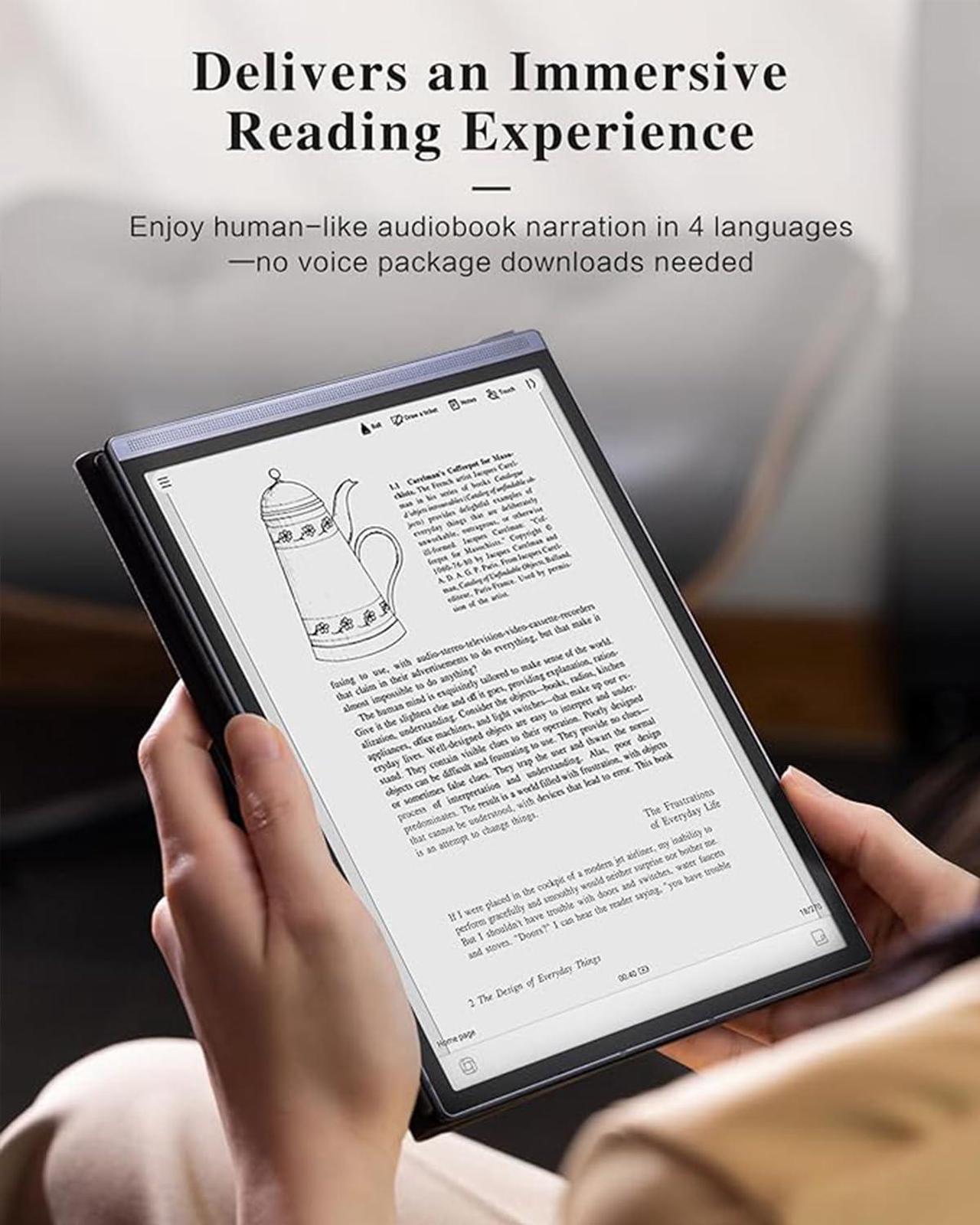Alt view image 4 of 5 - iflytek AINOTE Air 2 E Ink Tablet, 8.2" Note Taking & E Paper Tablet for Adults - Digital Notebook with Stylus Pen, Supports 14 Languages Transcription for Meeting, Learning and Reading