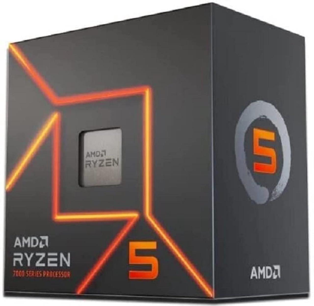 Main image of AMD Ryzen 5 7600 6-Core, 12-Thread Unlocked Desktop Processor